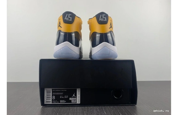 EP Jordan 11 yellow and Air AJ11 black 0507